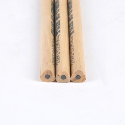 木制丝网印刷小三角hb铅笔定制 定制logo铅笔 削尖木质礼品用笔